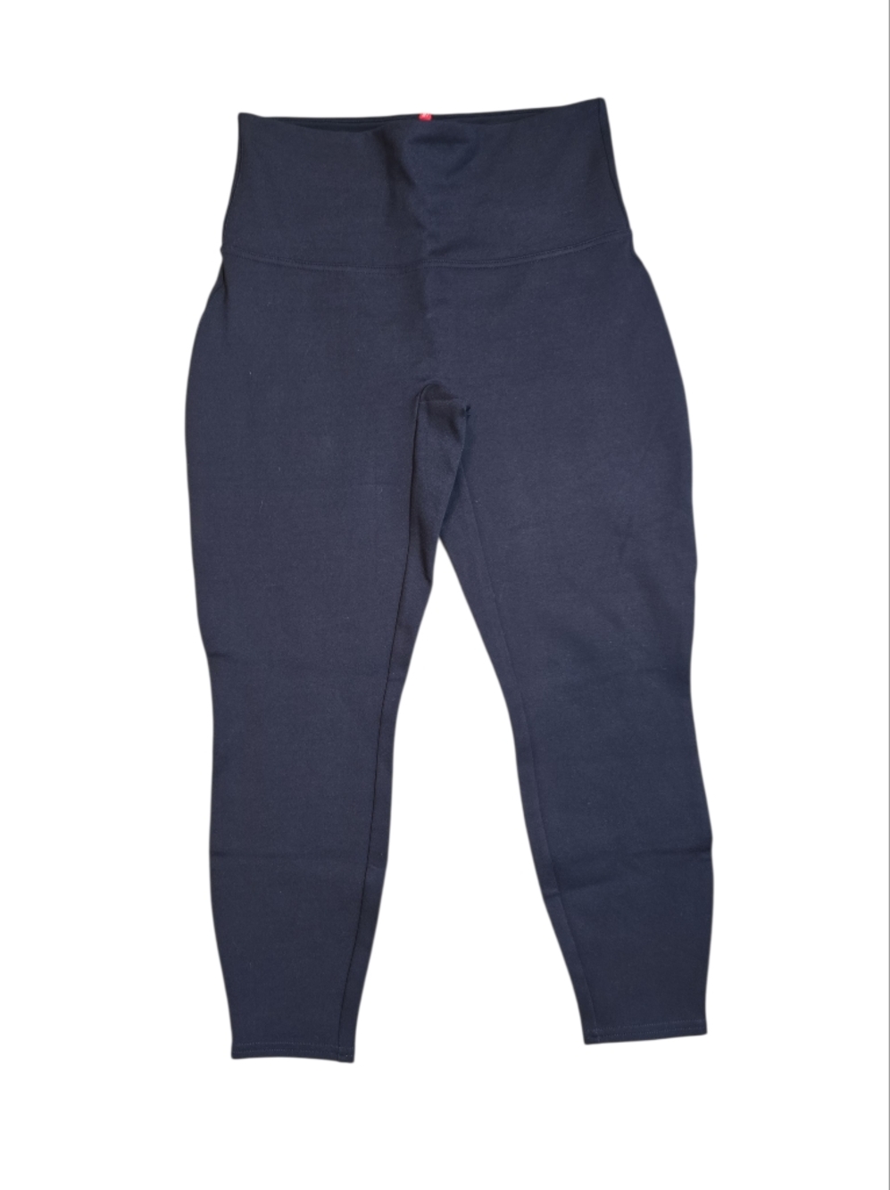 Spanx‎ Perfect Pant Ponte Medium Ankle Leggings Mid Rise Navy Blue Large
